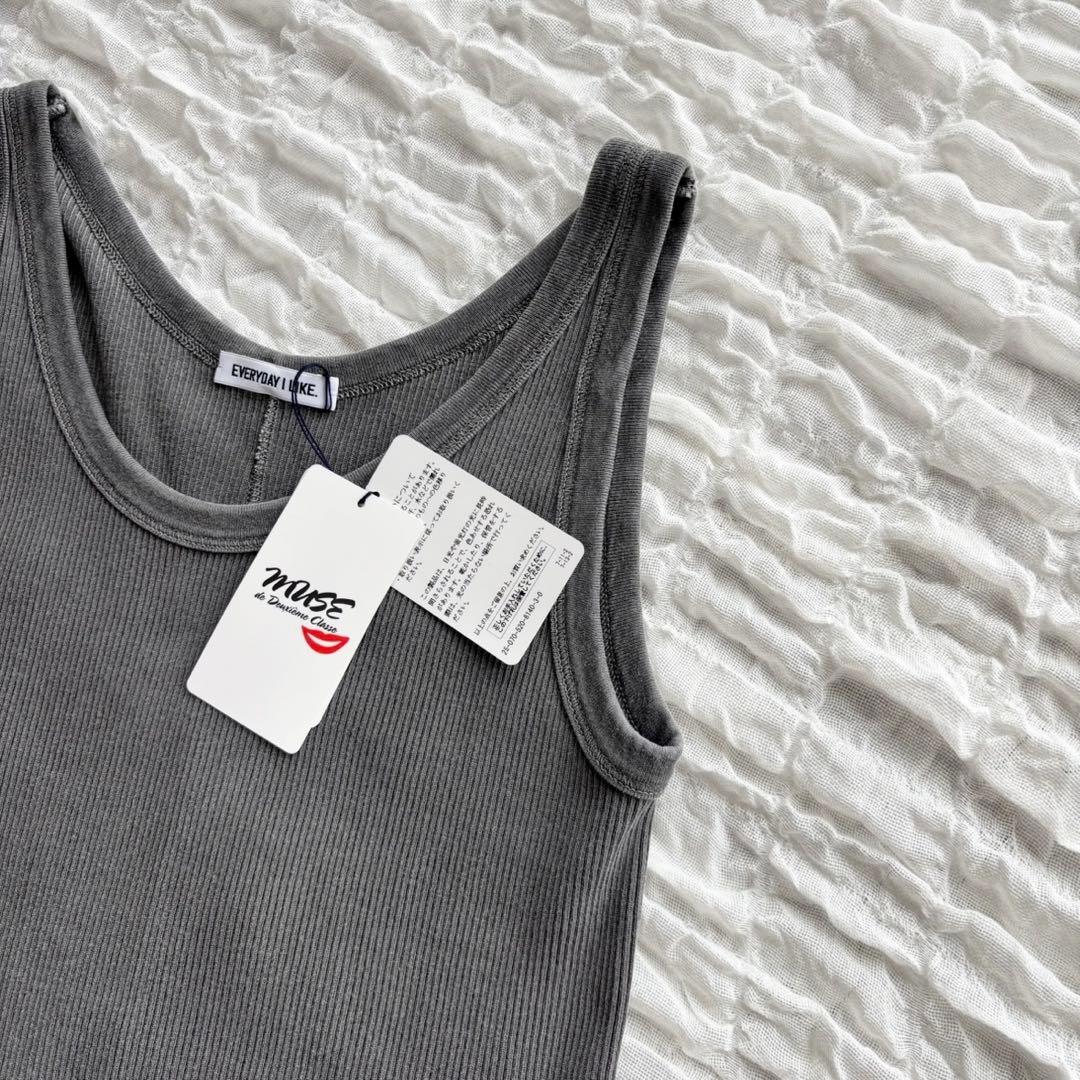 【新品未使用タグ付 ドゥーズイエムクラス 25年モデル ヴィンテージタンクトップ