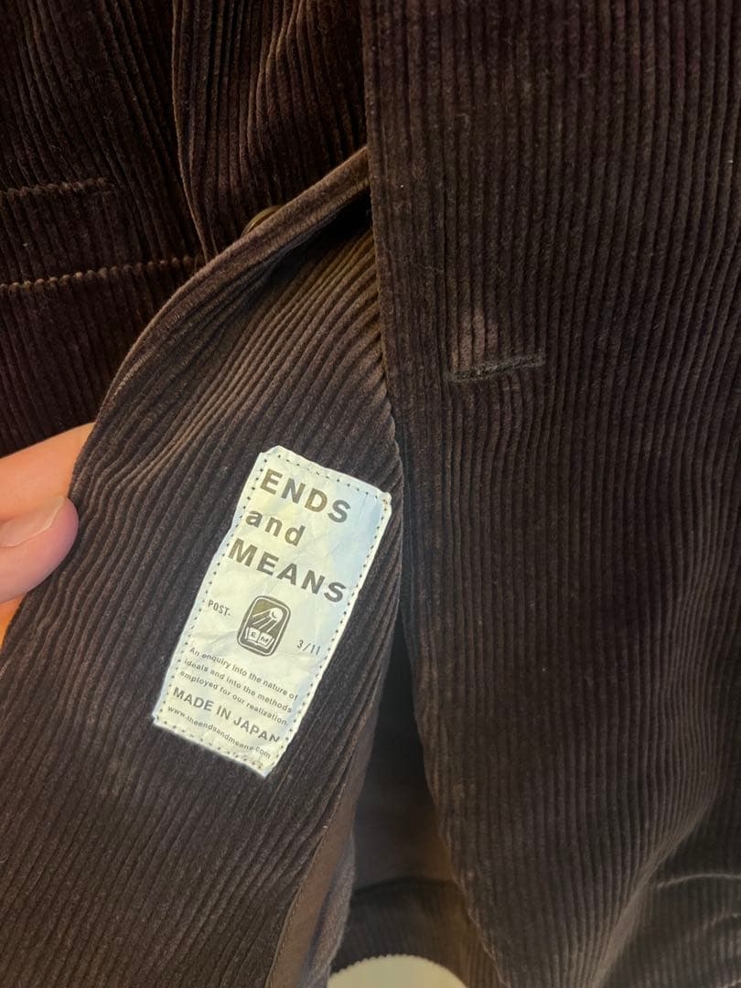 suetsugu ENDS and MEANSジャケット、パンツ