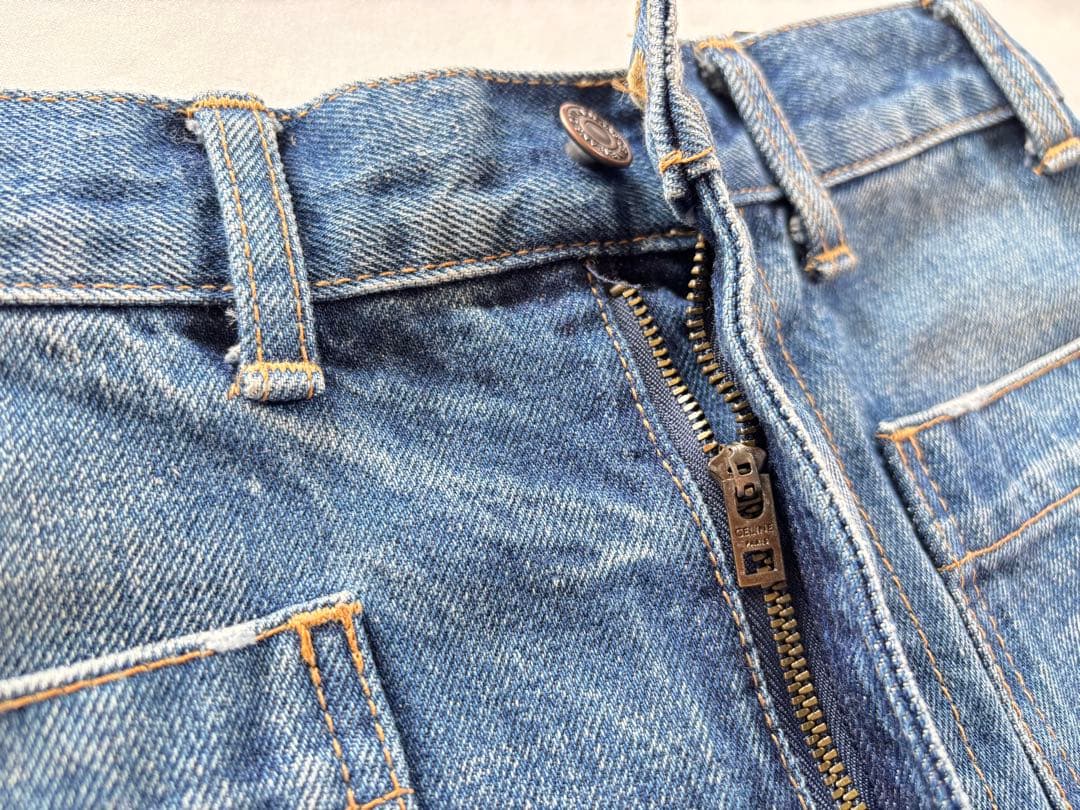 CELINE セリーヌ　エディ期　デニムキュロット