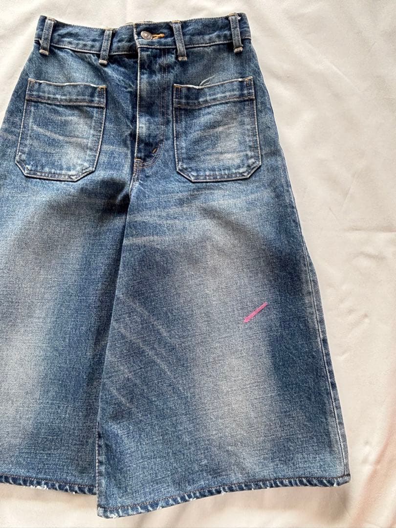 CELINE セリーヌ　エディ期　デニムキュロット