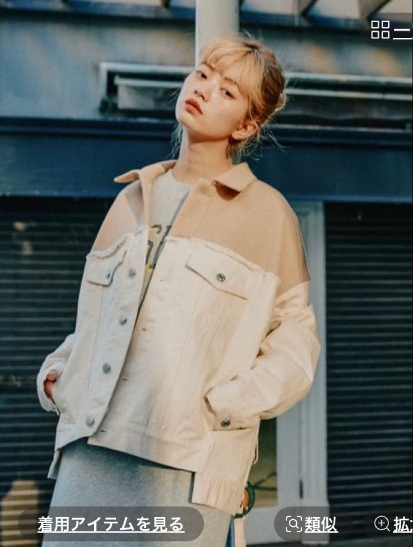 ニコアンド ☆MODE NORM CORE]リメイク風モンスターGジャン