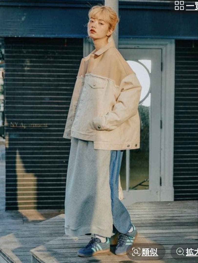 ニコアンド ☆MODE NORM CORE]リメイク風モンスターGジャン