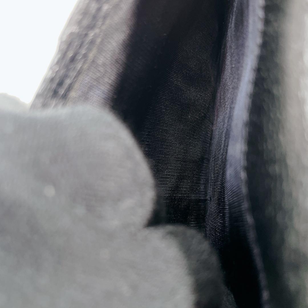 GUCCI　オールドグッチ　シェリーライン　GG柄　PVC　レザー　三つ折り財布