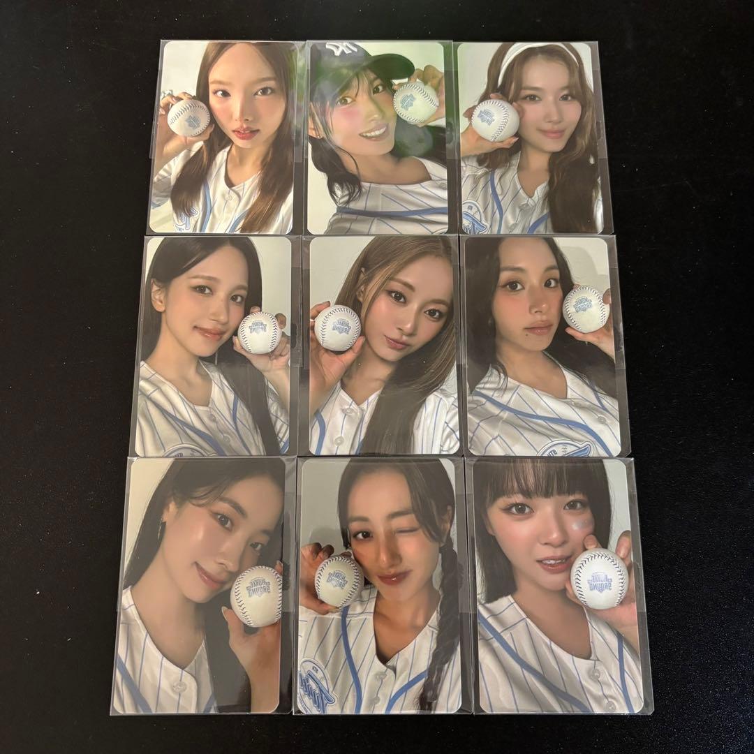 TWICE 9ROUND popup ベースボール ９枚セット トレカ
