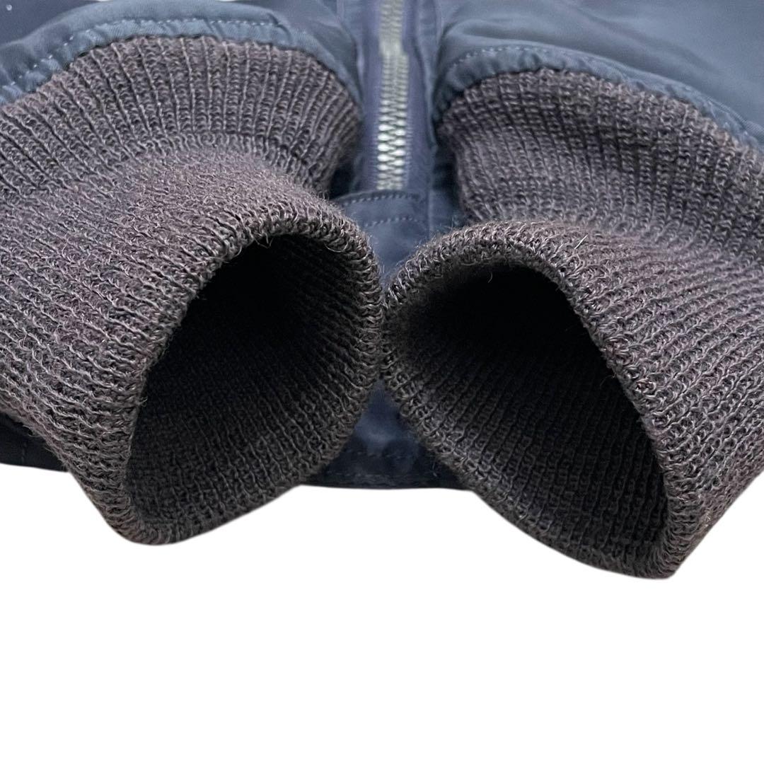 バズリクソンズ L-2A フライトジャケット ワッペン 紺系 38 シリアル付き