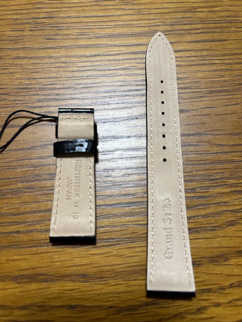 グランドセイコー 純正ベルト RG01W19BK クロコダイル ブラック
