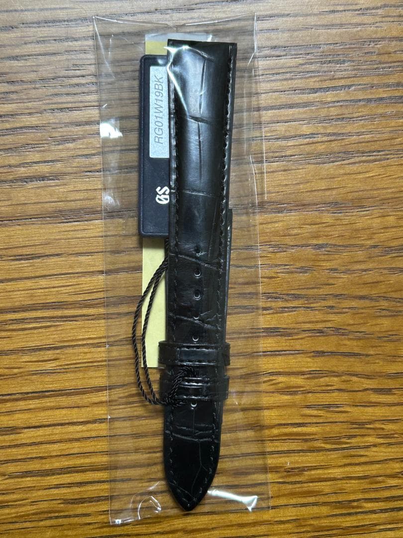 グランドセイコー 純正ベルト RG01W19BK クロコダイル ブラック