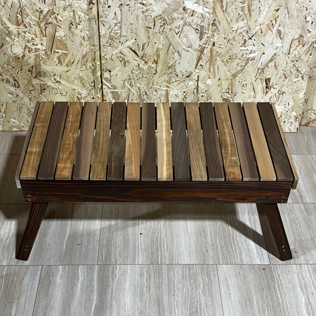 THEBOX 基本サイズ　天板天然ウォルナット×山桜　ボンベ引掛け　デニムバック