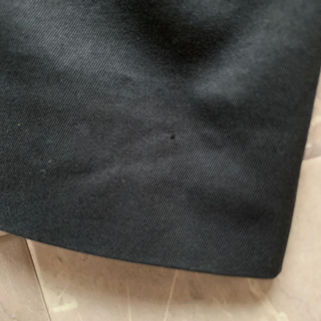 バーバリーブルーレーベル　コート　フリル　ノバチェック　黒　38