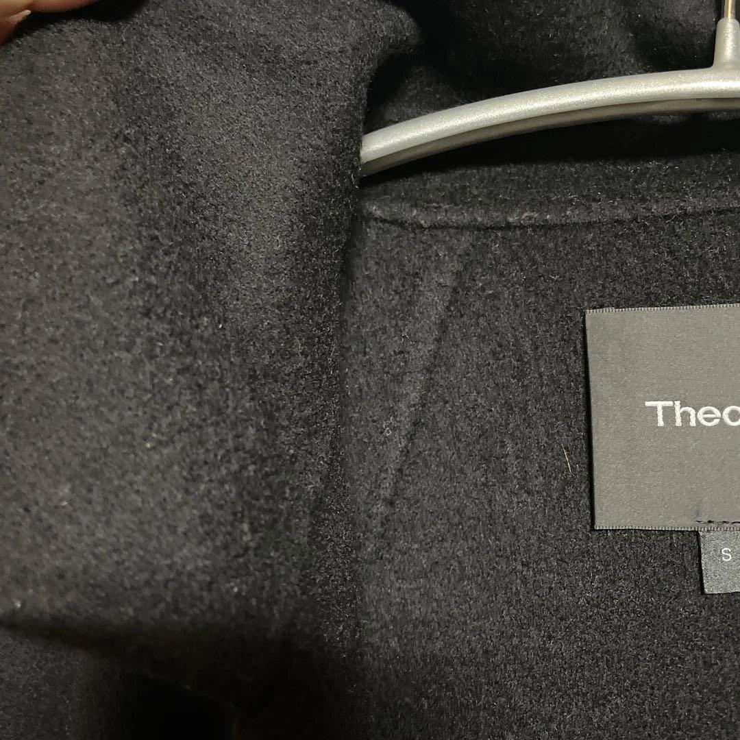 Theory 黒 ピーコート S