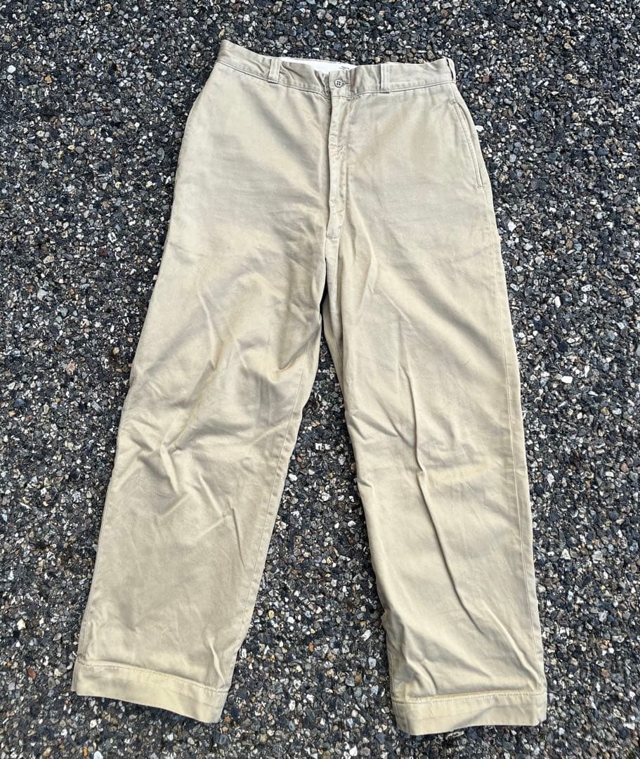 【美品】60's USARMY Chino trousers W34L31