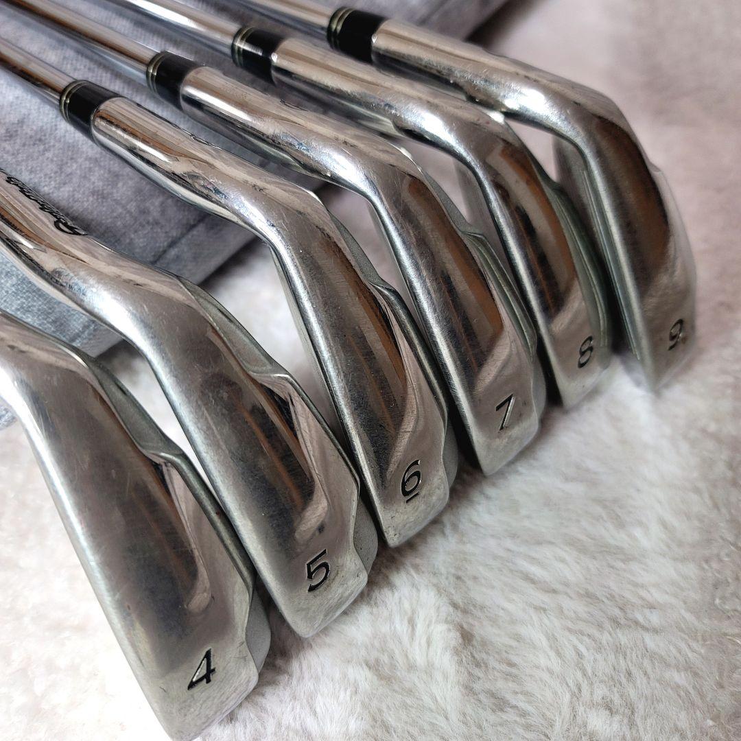 【美品】TaylorMade バーナープラス アイアンセット 4〜9.P 高弾道