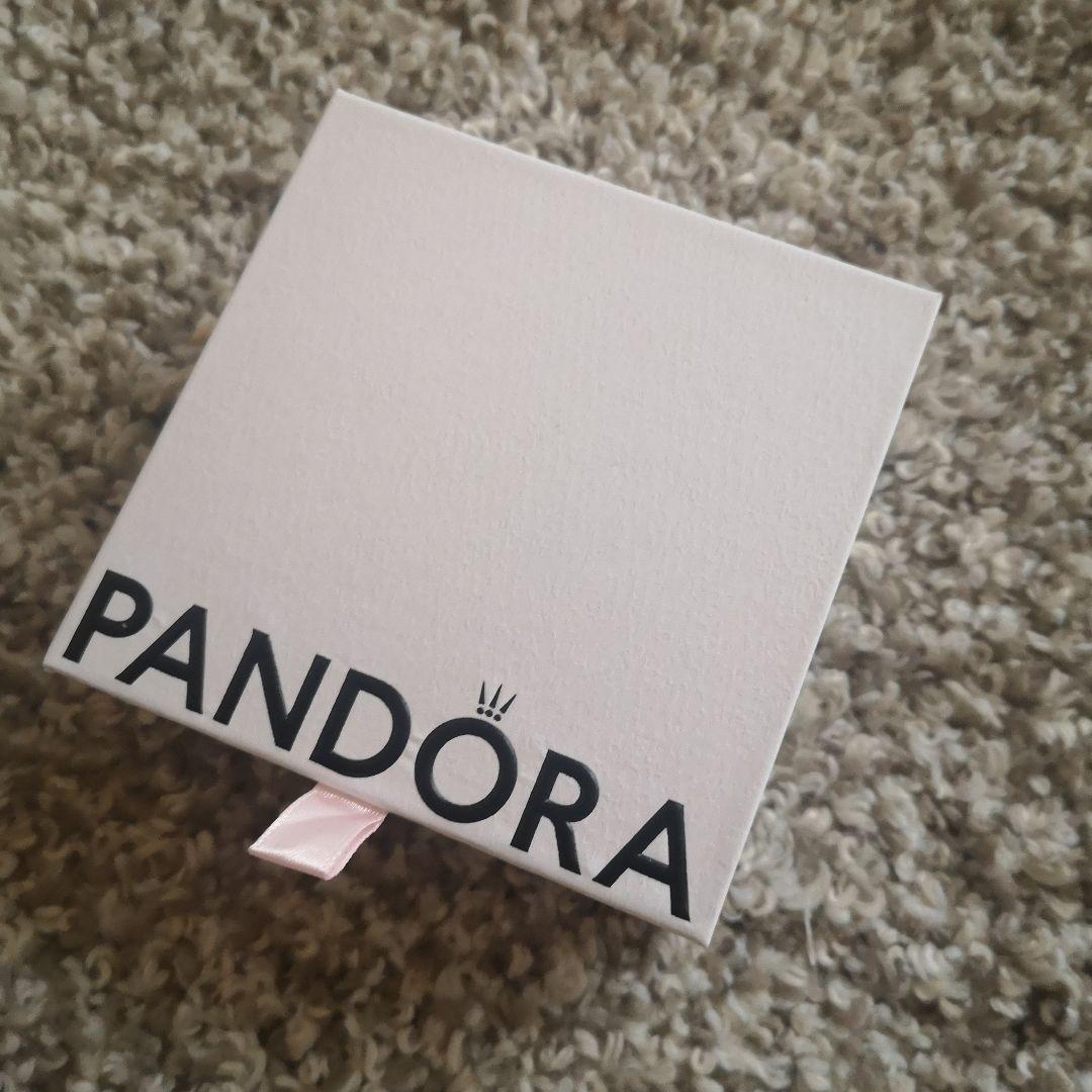 Pandora スネークチェーン　ネックレス チャーム3個付き