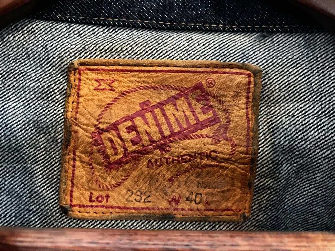 【ライドコハ】ドゥニーム/ウエアハウス 232 2ND デニムジャケット