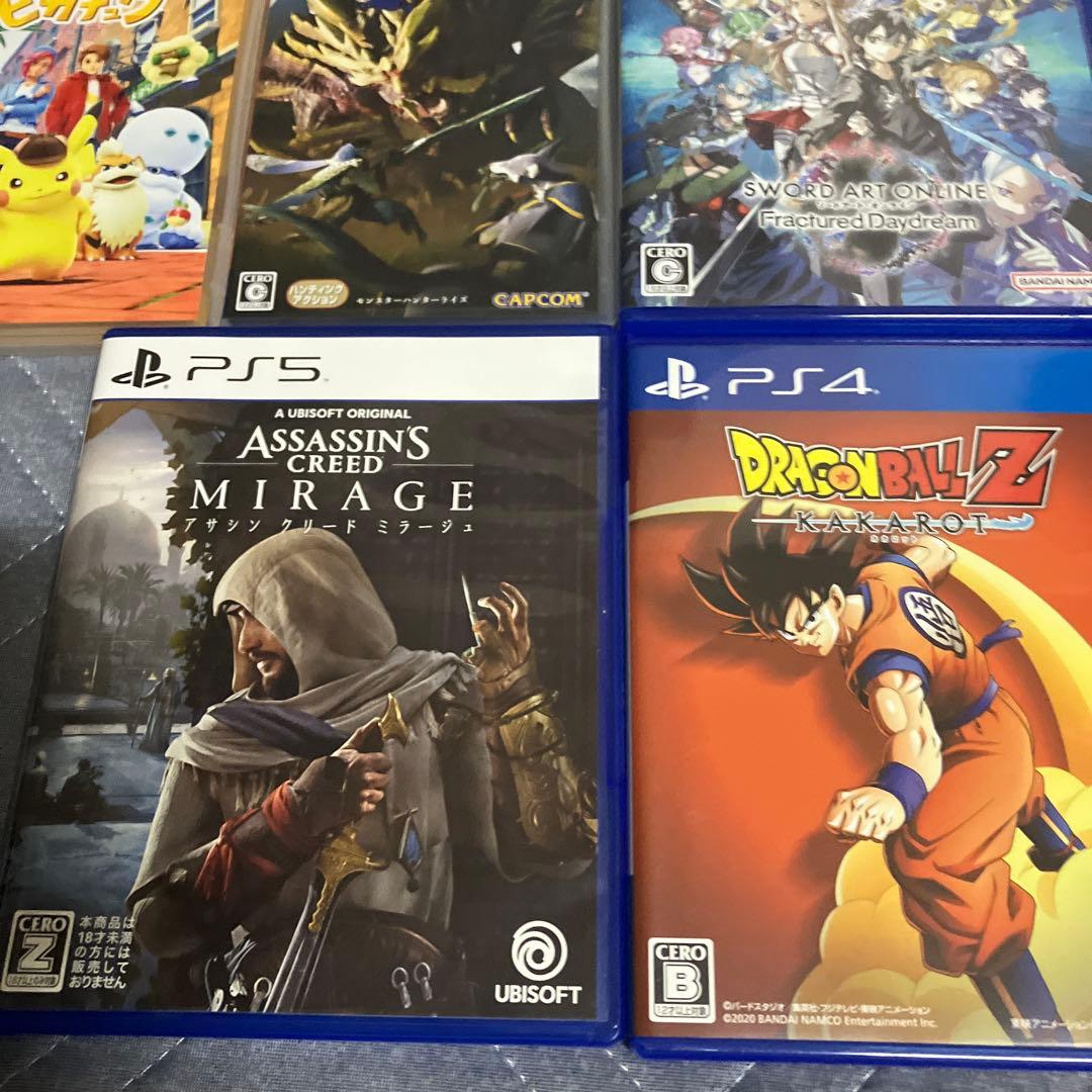 ニンテンドースイッチ　ps4 ps5ソフトまとめ売り　ゲームソフトまとめ売り