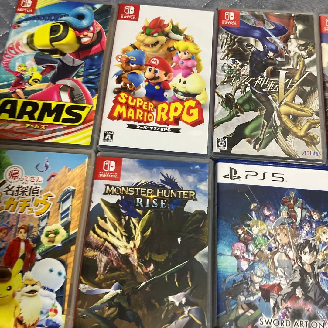 ニンテンドースイッチ　ps4 ps5ソフトまとめ売り　ゲームソフトまとめ売り