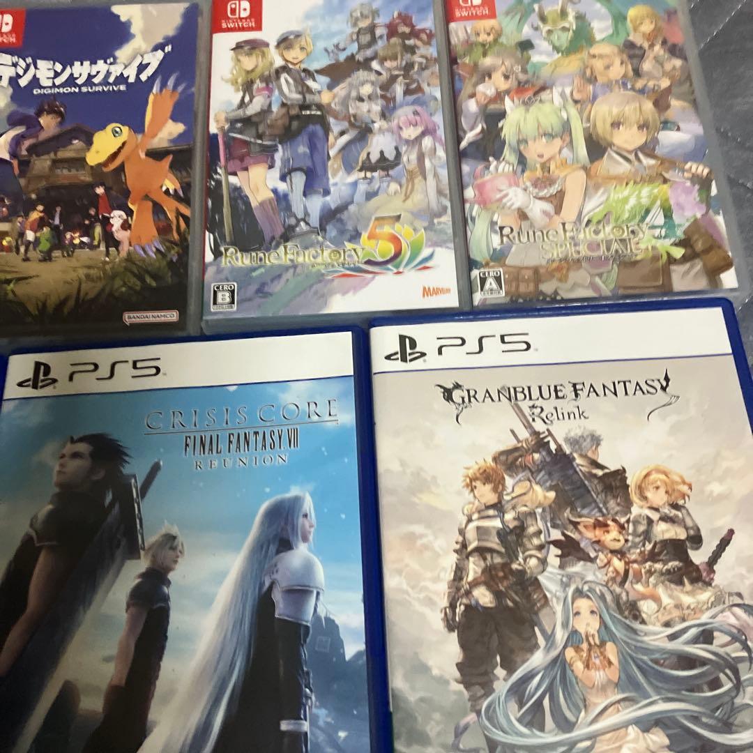 ニンテンドースイッチ　ps4 ps5ソフトまとめ売り　ゲームソフトまとめ売り