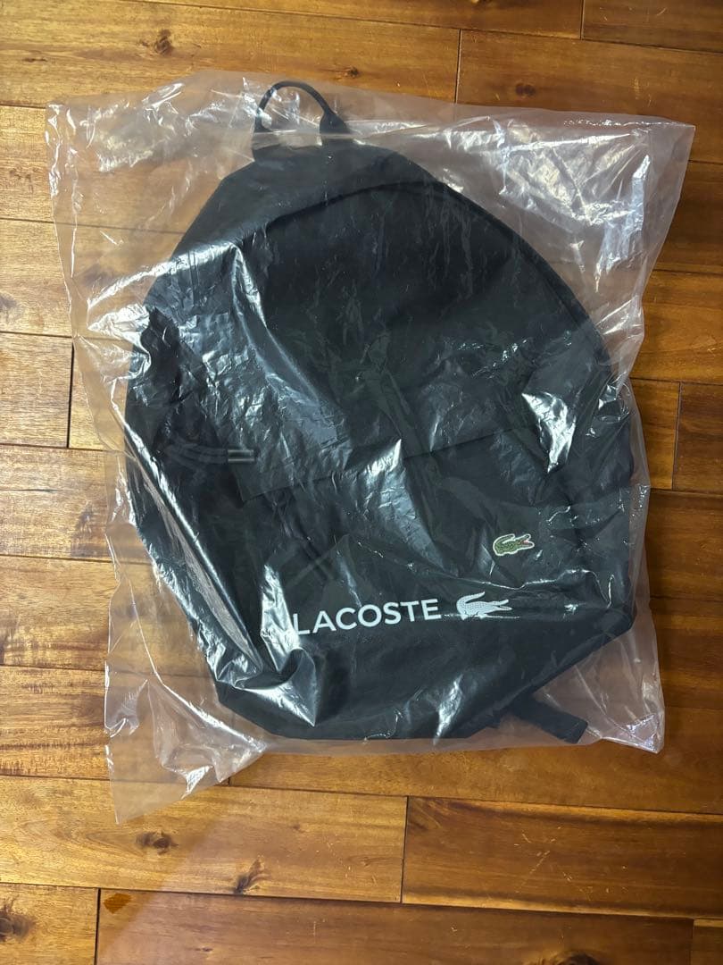 ラコステネオクロコ デイパック ブラック