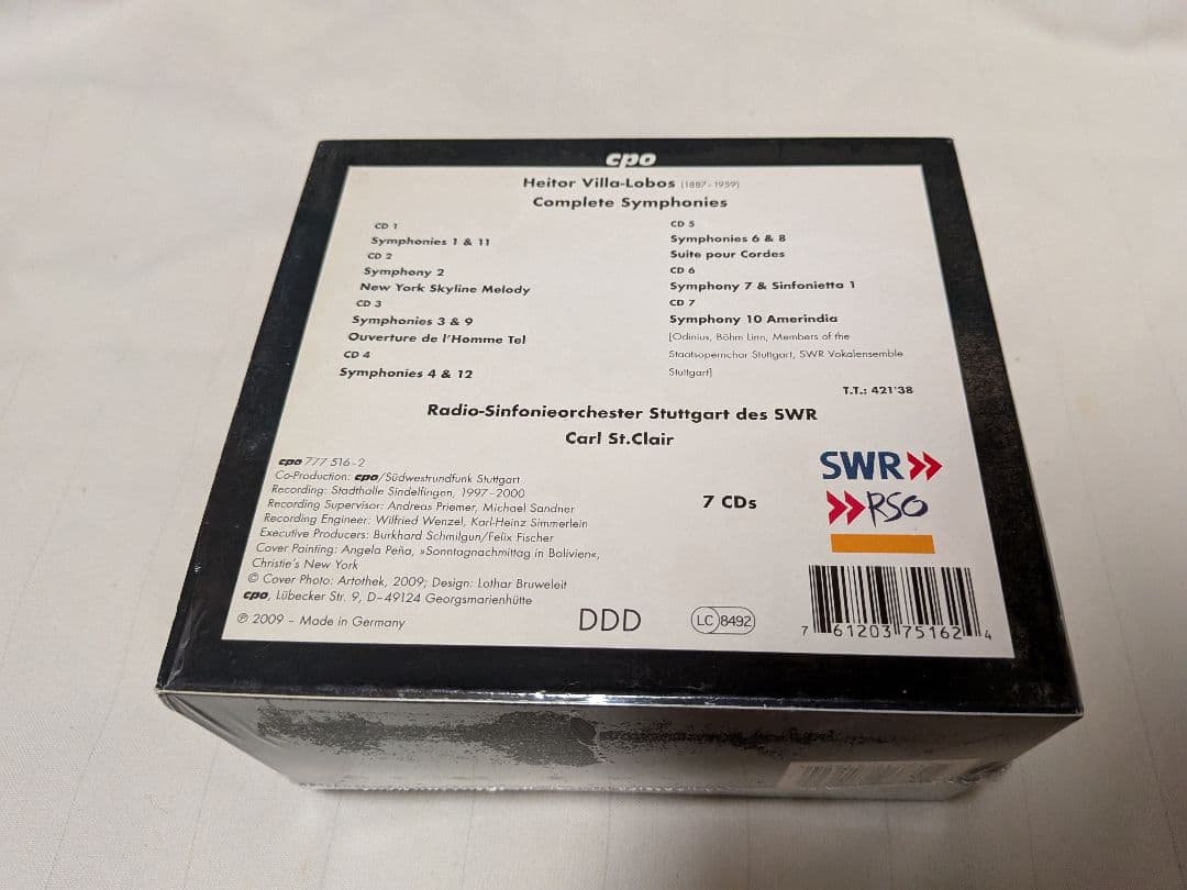 クラシック Heitor Villa-Lobos Complete Symphonies