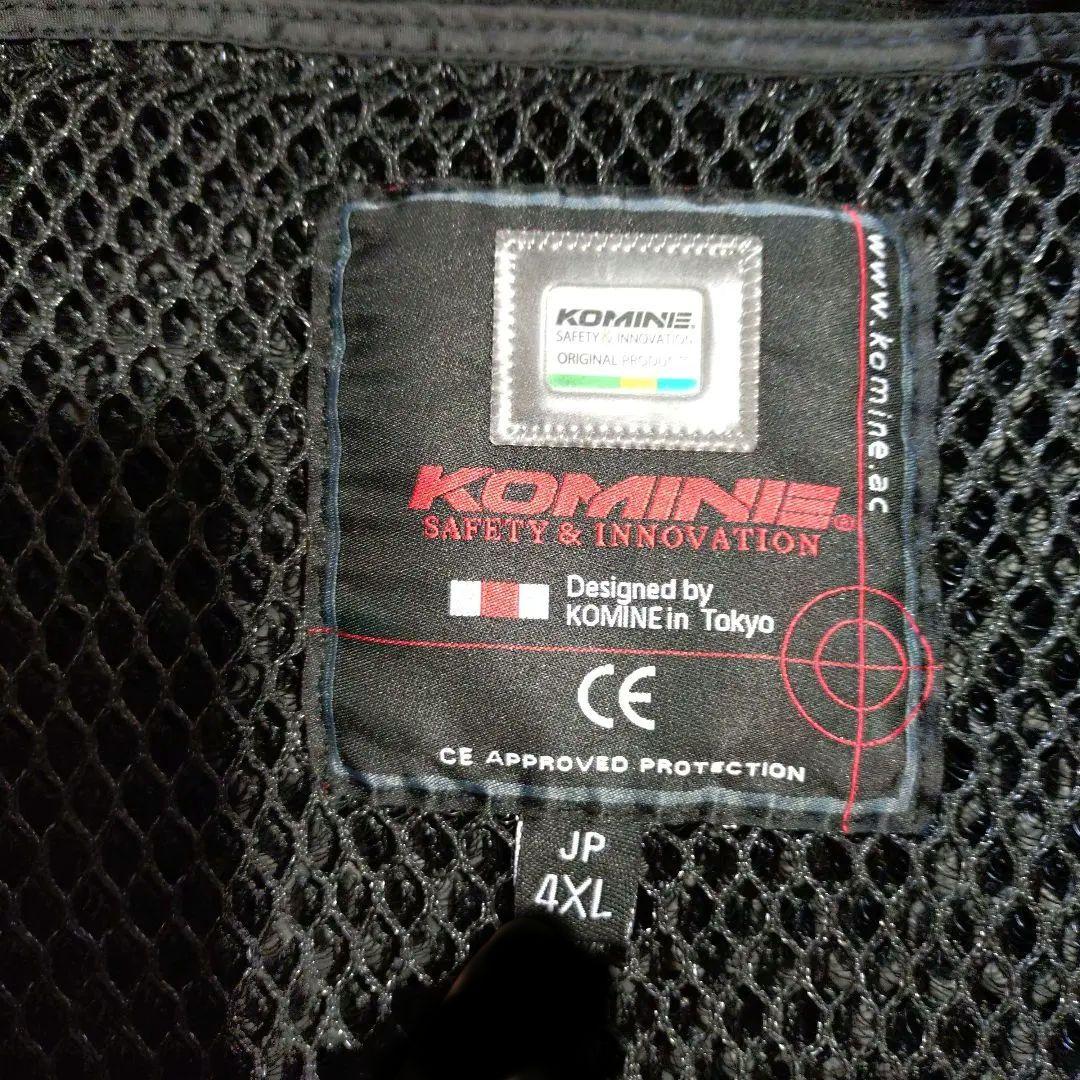 H*3様 KOMINE ブラック ジャケット フード付き　4XL