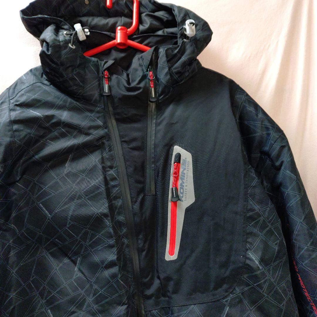 H*3様 KOMINE ブラック ジャケット フード付き　4XL