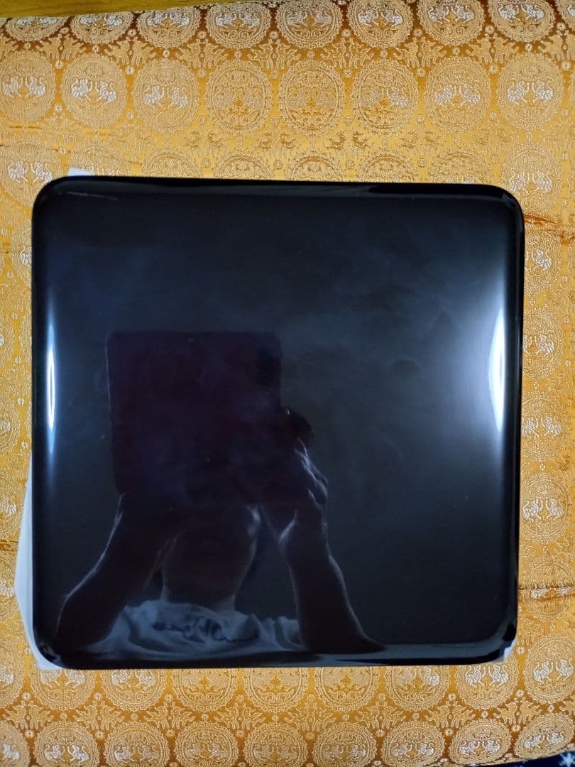 輪島塗り 二段重 黒重箱