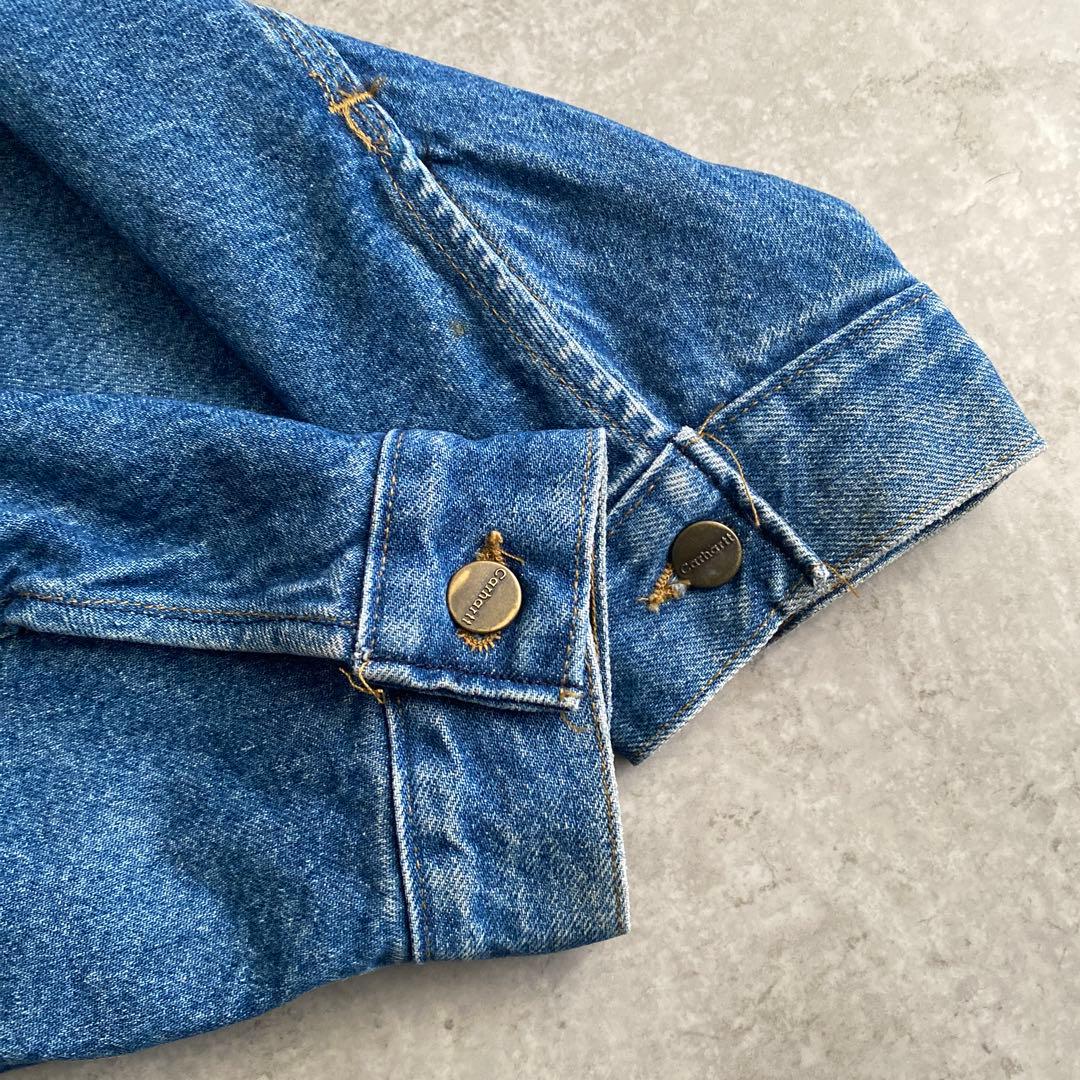 カーハート デニム トラッカー ジャケット USA製 L