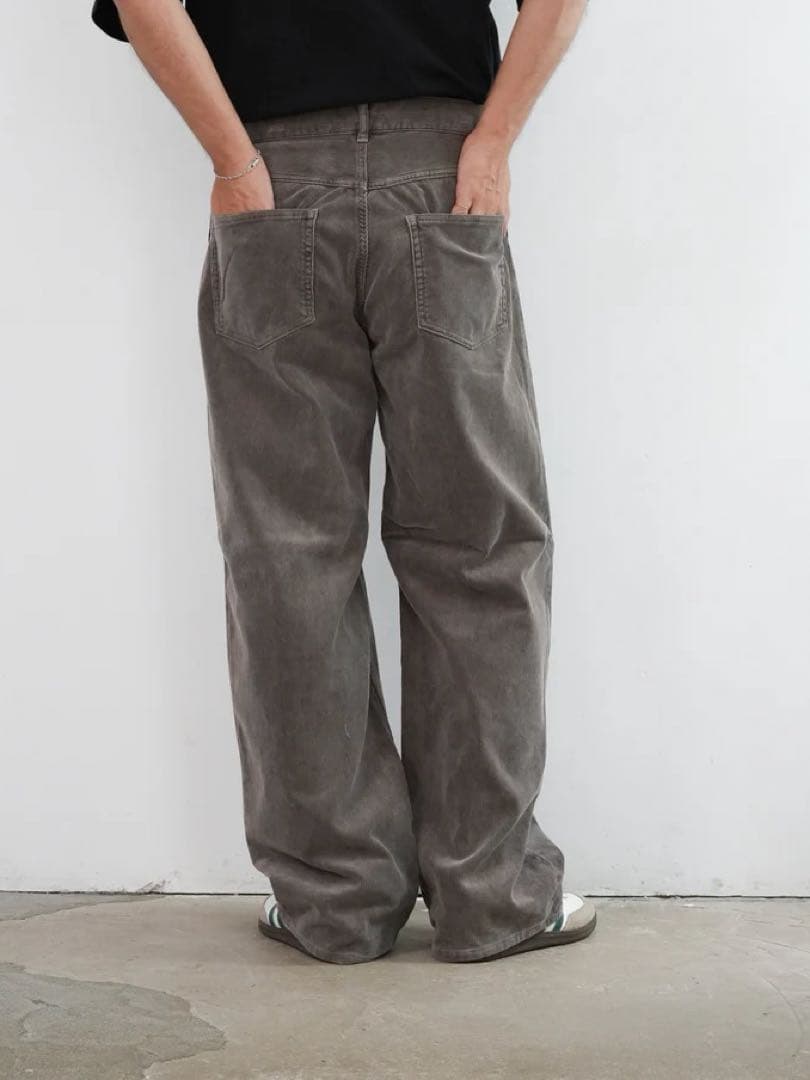 パンツ AURALEE PIGMENT DYED FINX CORDUROY 25aw