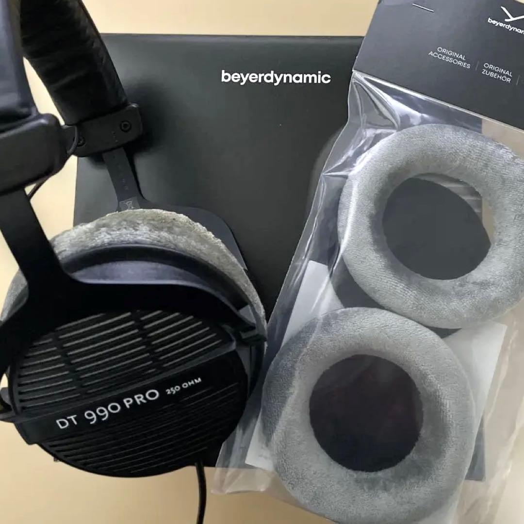 【 未開封イヤーパッド付 】beyerdynamic DT990PRO 250Ω
