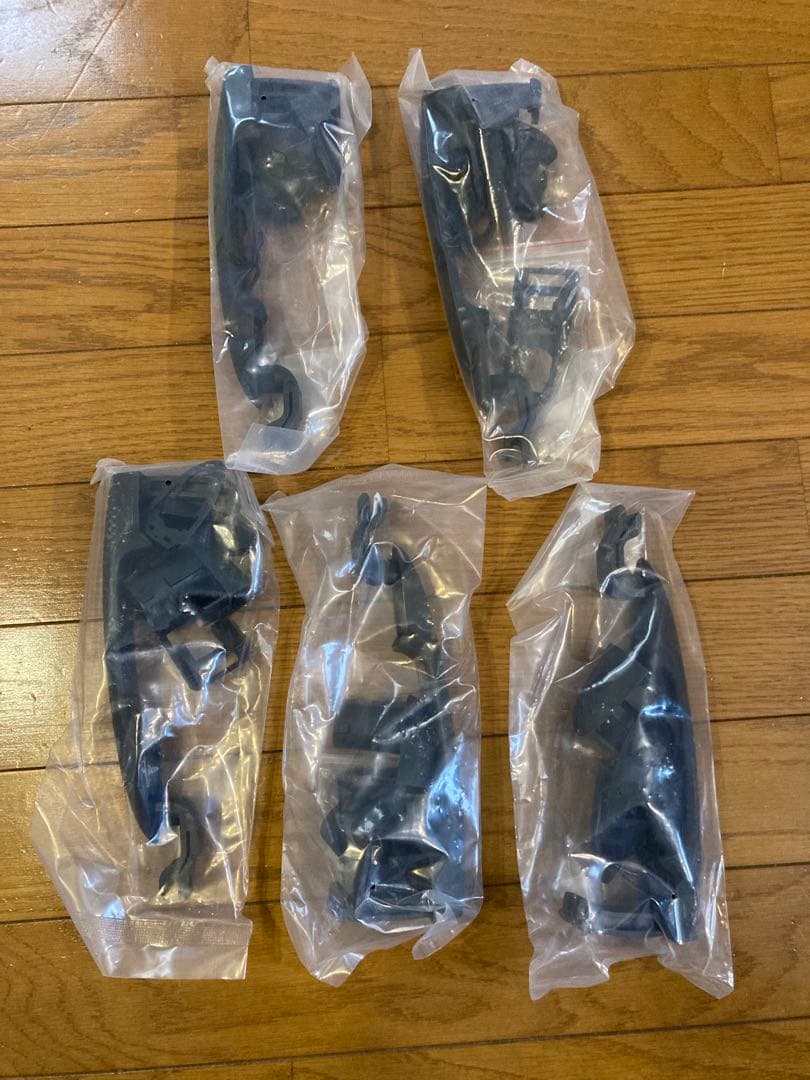 カングー2 黒樹脂　ドアハンドル　5本セット