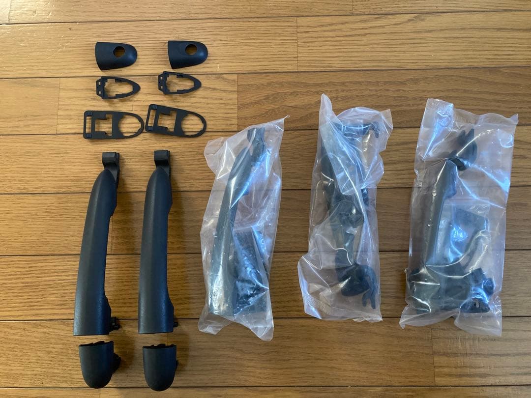 カングー2 黒樹脂　ドアハンドル　5本セット