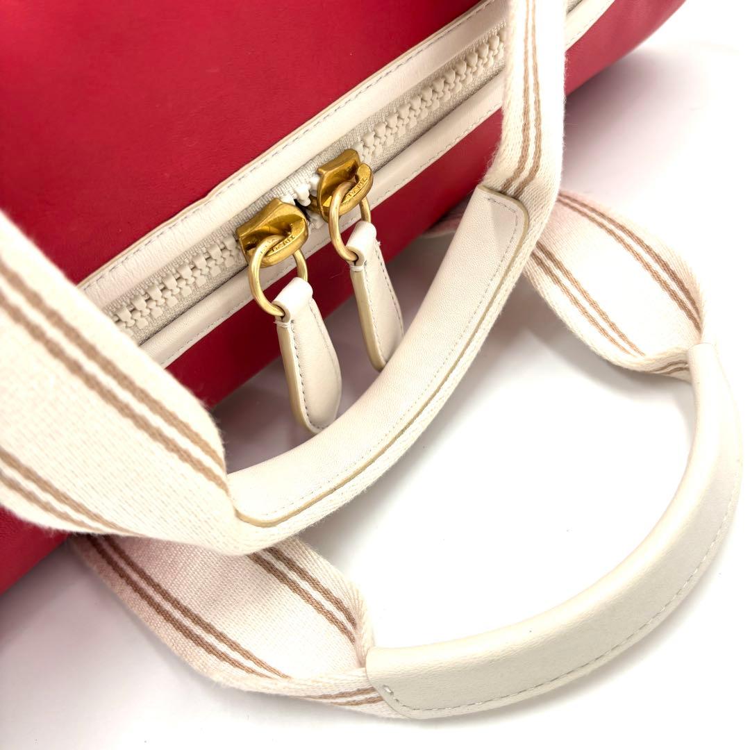 【未使用に近い】コーチ ダッフル ボストンバッグ ターンロック ロゴ レザー