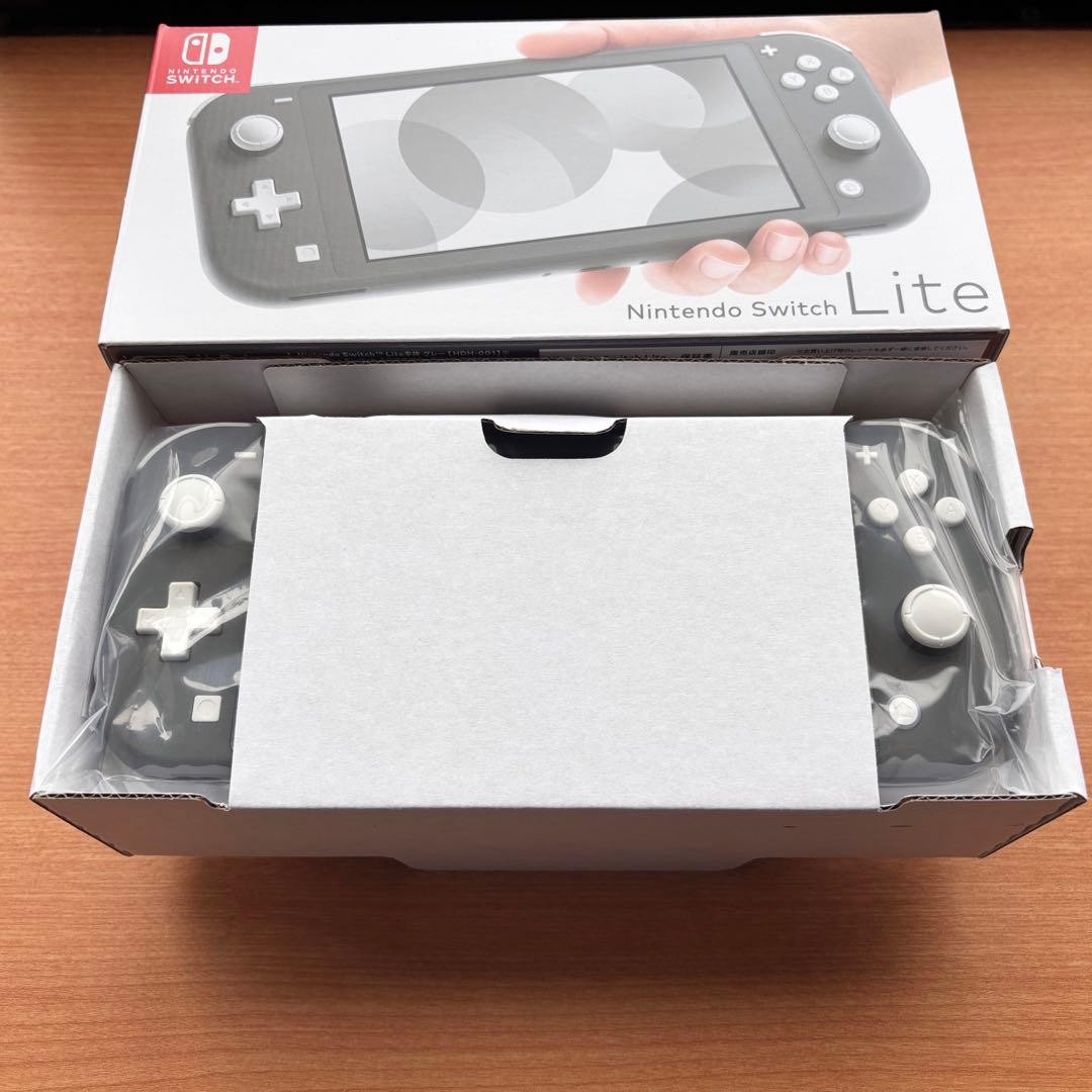 Nintendo switch lite グレー SD•フィルム •ケース付
