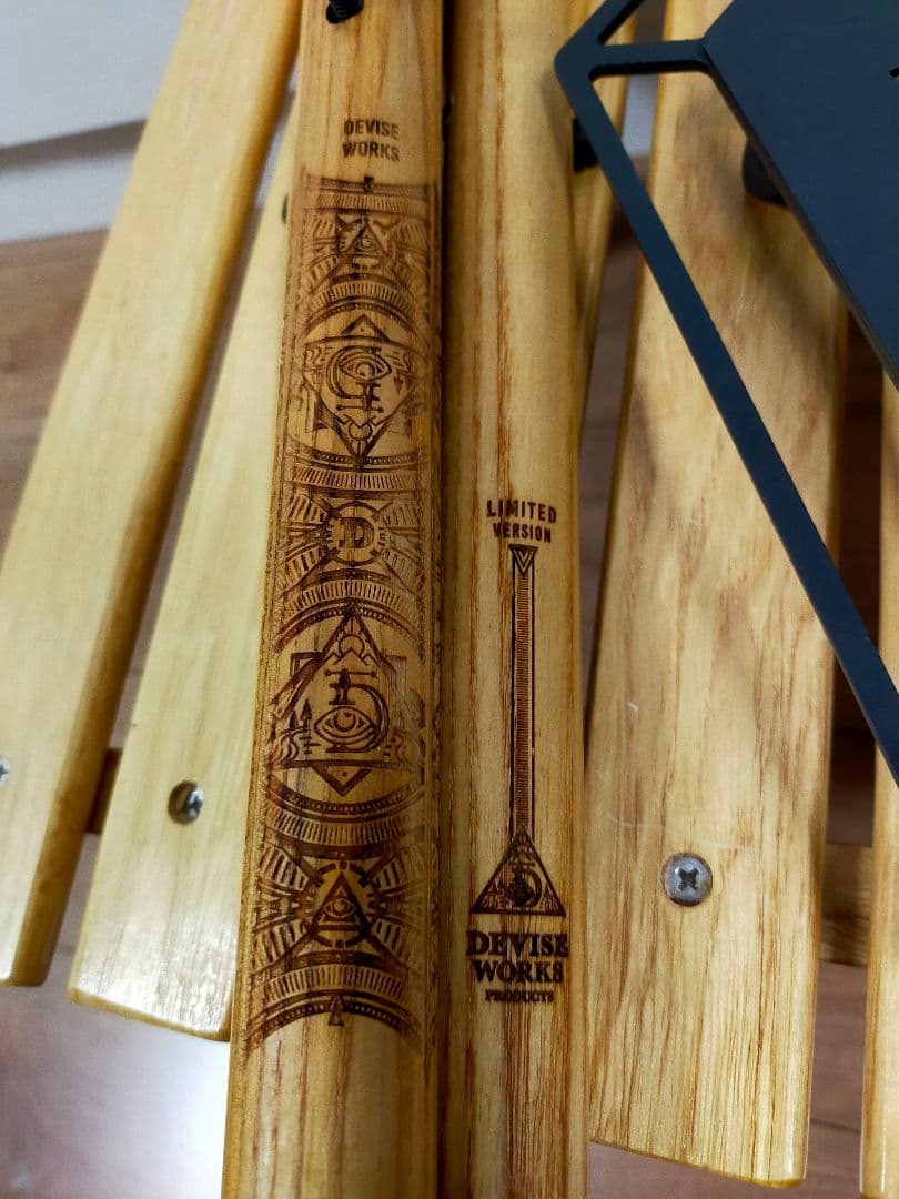 DEVISE WORKS×ソマビト 焚き火サイドスタンド Vein