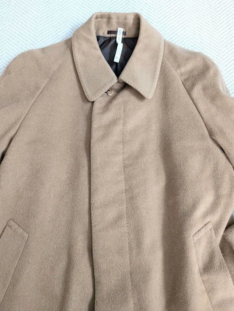 LANVIN PARIS　ランバンウール　カシミア100%　ロングコート　茶