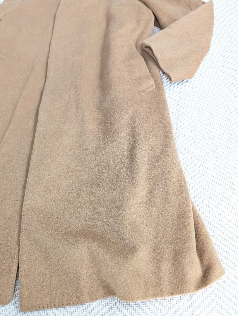 LANVIN PARIS　ランバンウール　カシミア100%　ロングコート　茶