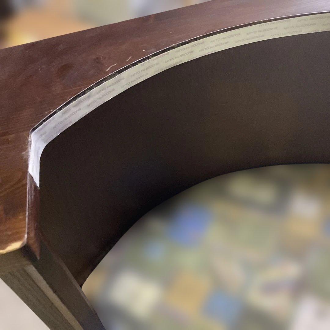 イタリア輸入品　木製コーナー　キャビネット　コーナーチェア