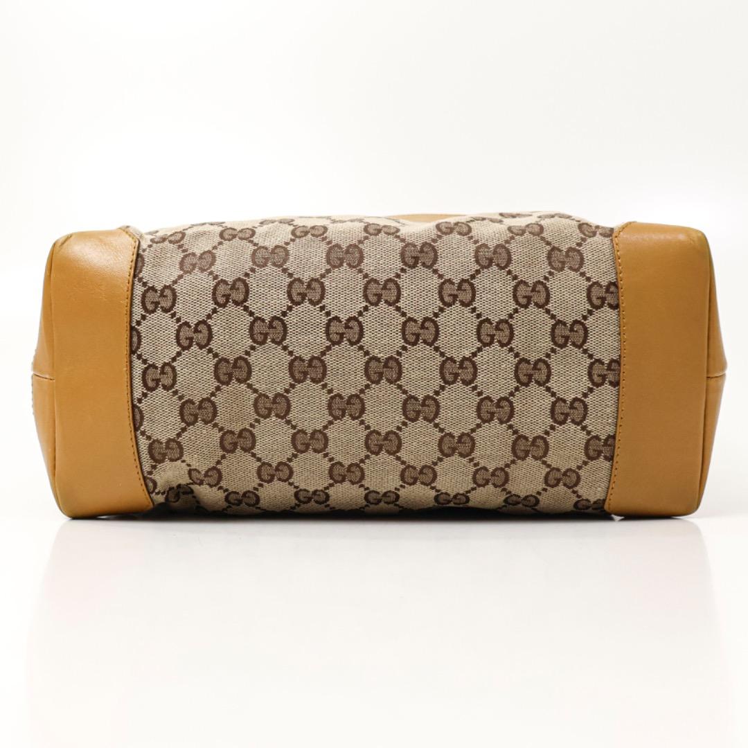 H5318-31グッチ　GGキャンバス×レザー　シェリーライントート　保存袋付