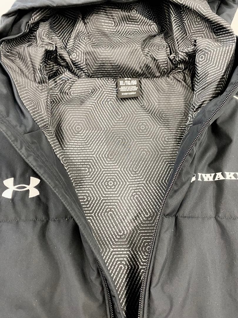 いわきFC トップチーム選手実着用　中綿ハーフコート　サイズXL 超貴重品