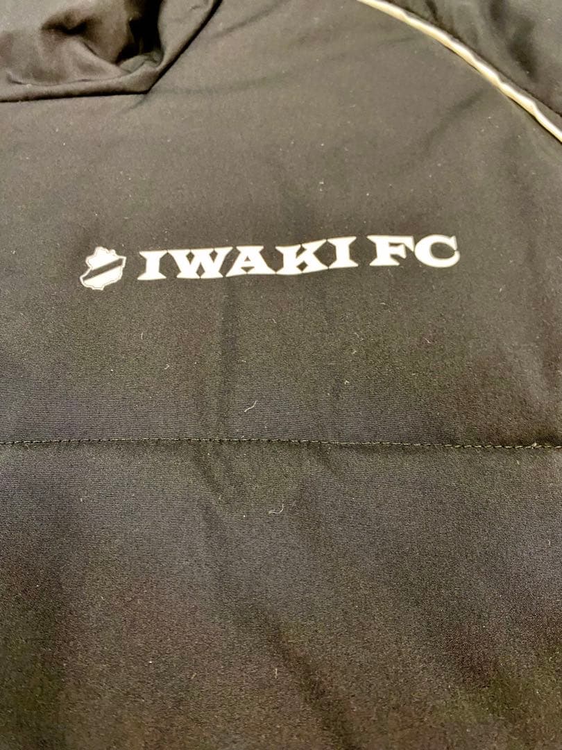 いわきFC トップチーム選手実着用　中綿ハーフコート　サイズXL 超貴重品