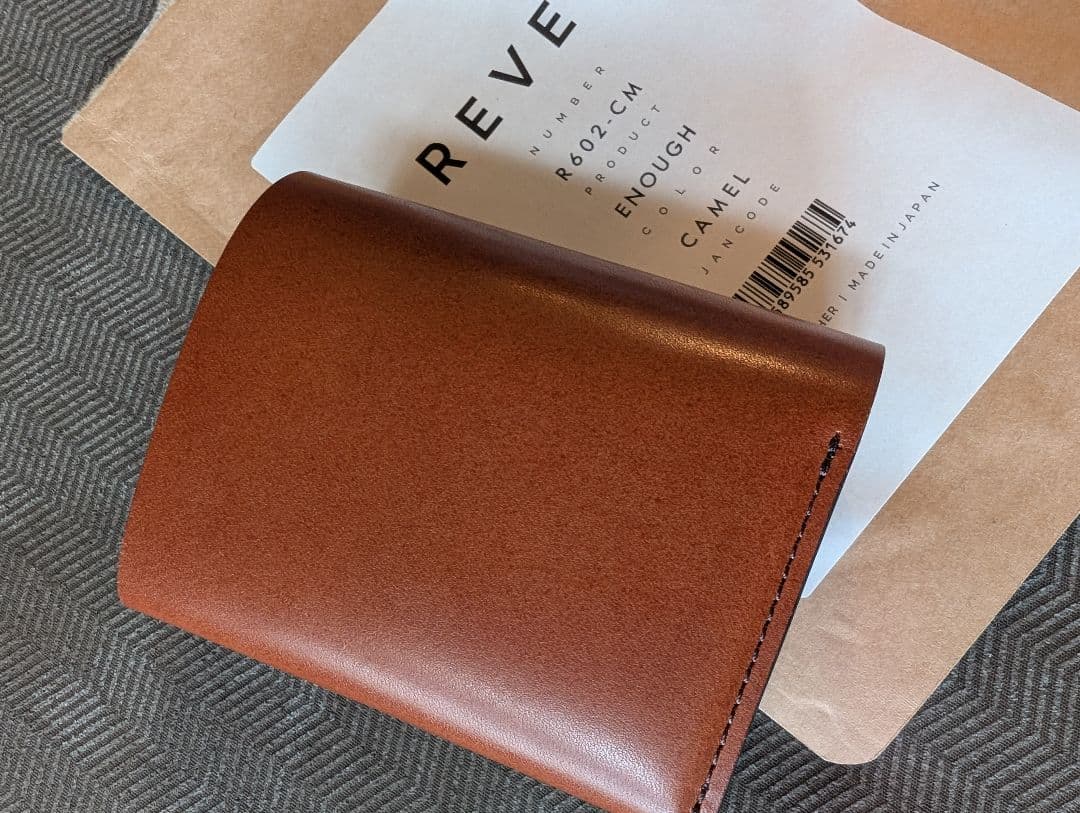 限定値下　美品　REVEL　コンパクトウォレットミニ財布　イナフ　本皮　 日本製