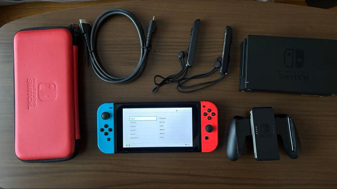 Nintendo Switch 青/赤 本体 充実付属品付き