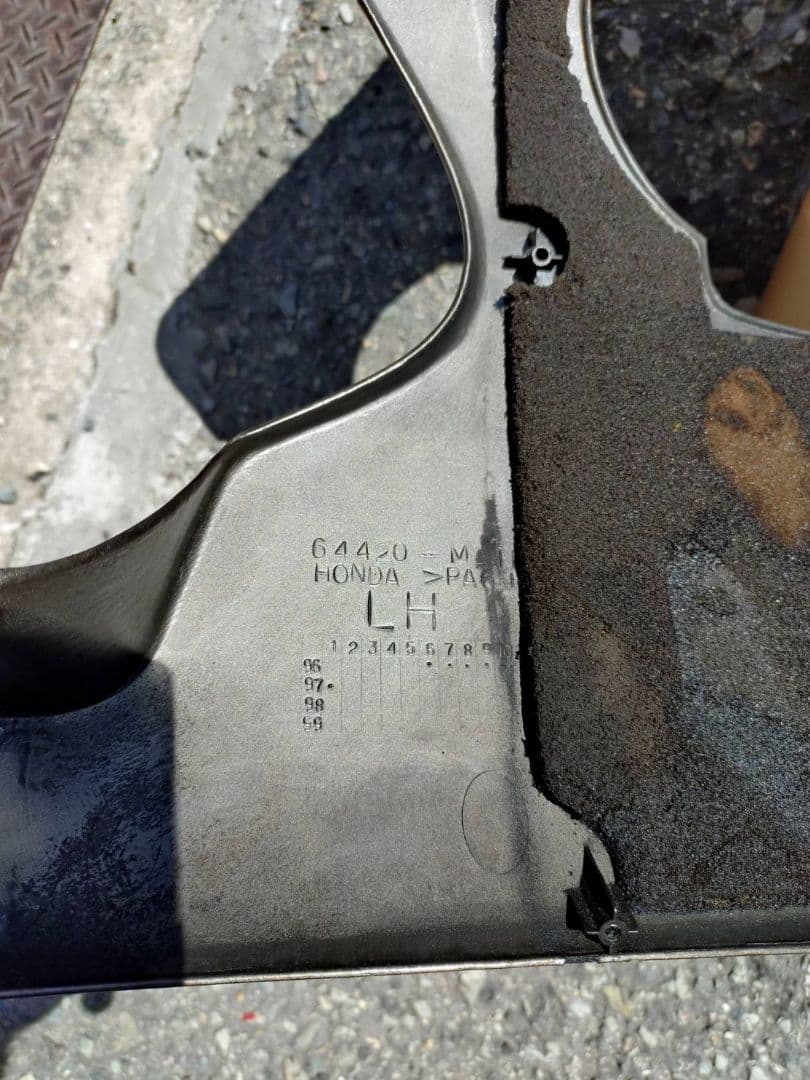 CBR1100XXブラックバード純正サイドカウル