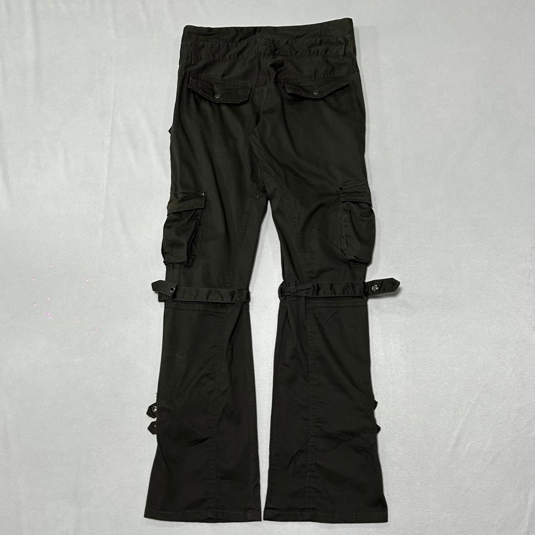 00s Semanticdesign フレア カーゴ ボンテージパンツ お兄系