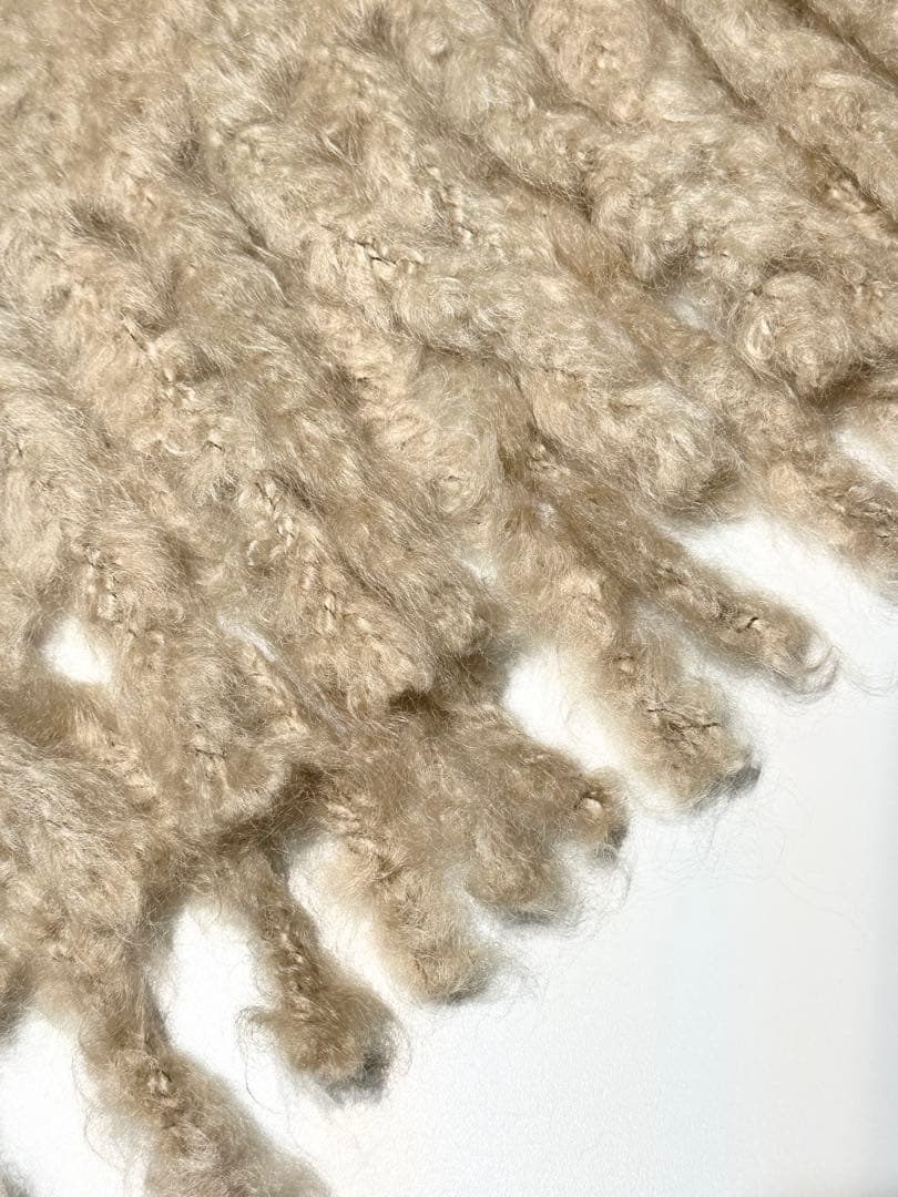 【最終値下げ価格】ASAUCE MELER キッドモヘア 大判ストール