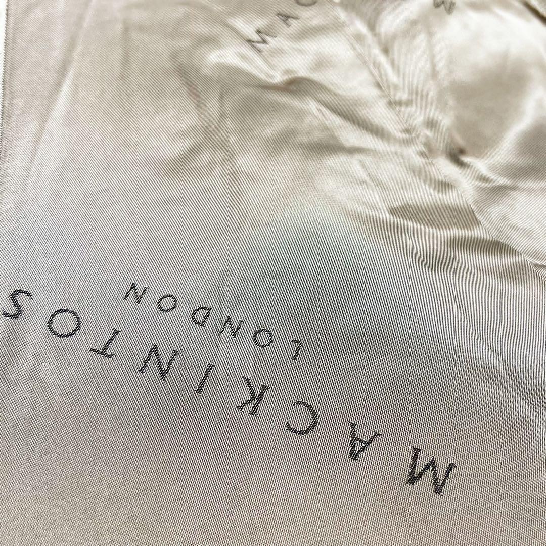 マッキントッシュ シルク混　ウール　ヘリンボーン　チェスターコート　L 美品