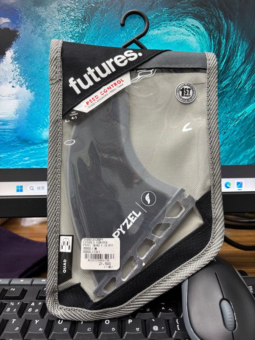 futures PYZEL QUAD フィン 4枚セット