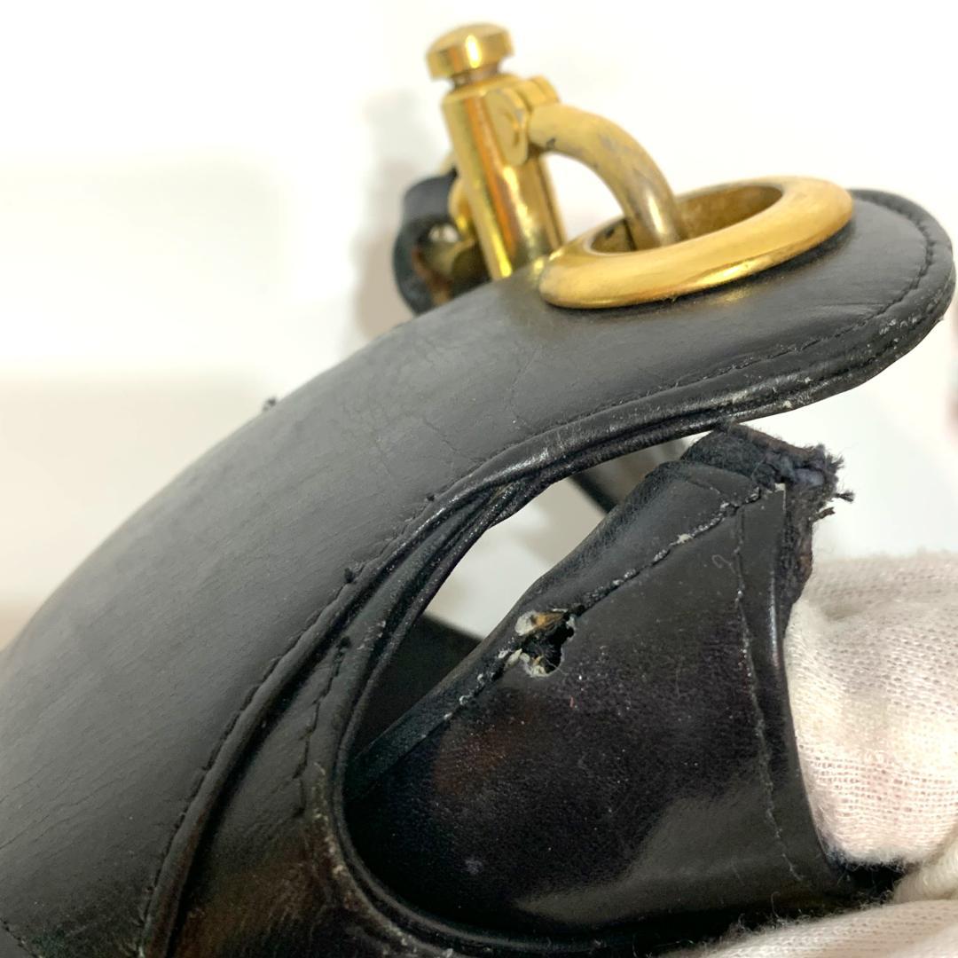 CELINE セリーヌ 黒 レザー ショルダーバッグ トート ヴィンテージ