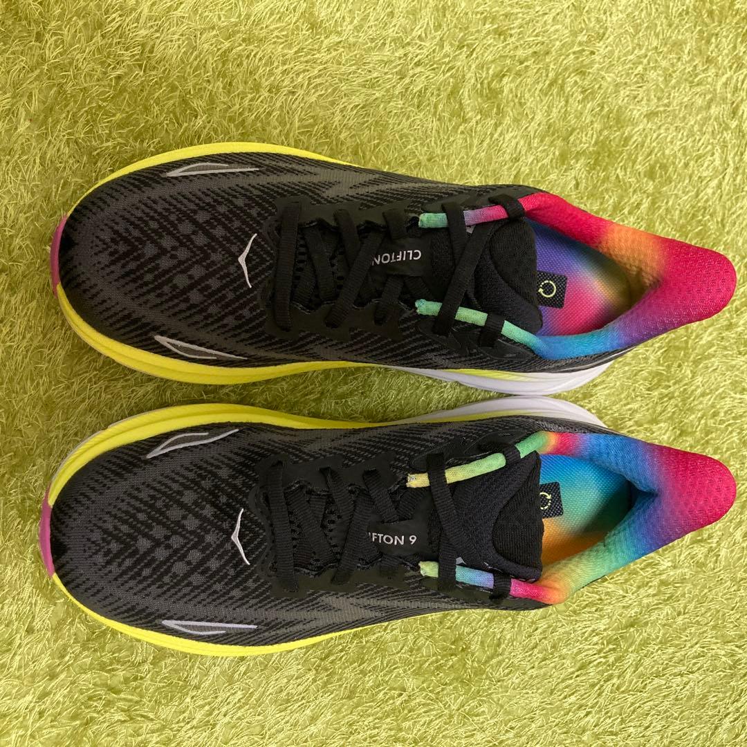 【未使用品】HOKA ONE ONE クリフトン９　ワイド　23.0cm