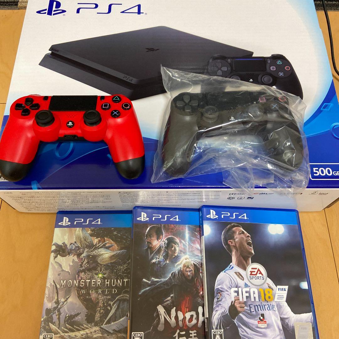 SONY PlayStation4 CUH-2200AB01 ソフトセット